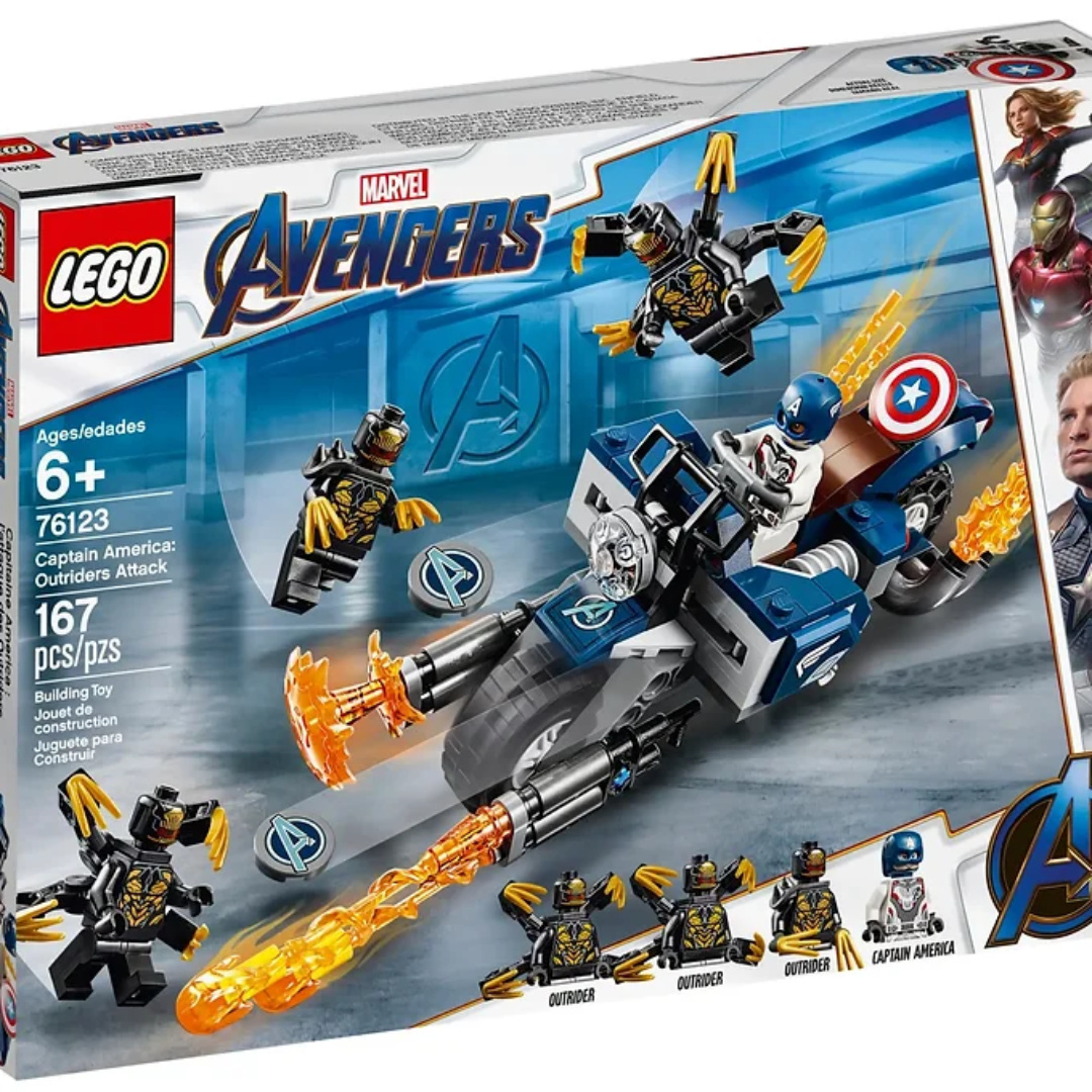 Marvel captain shops america lego