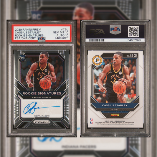 2020 Cassius Stanley Autographed #CSL PSA 10 94692025