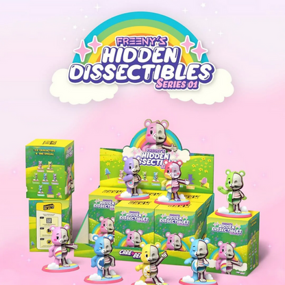 Freeny’s Hidden Dissectibles: Care Bears Case of 6 blind Boxes