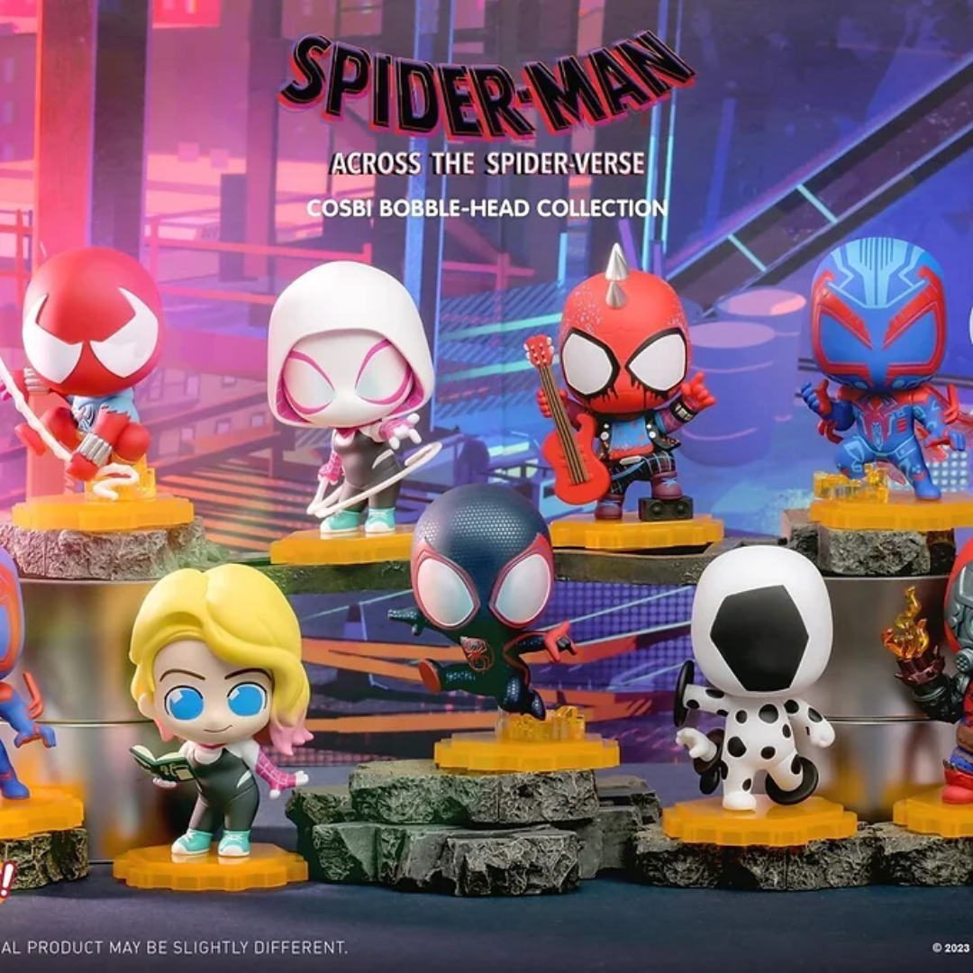 Hot Toys Spider-Man: Across The Spider-Verse Cosbi Collection Box of 9