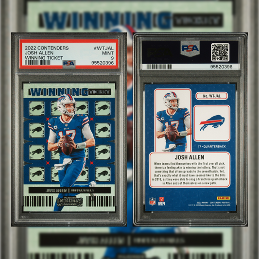 2022 Josh Allen #WTJAL PSA 9 95520396