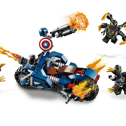LEGO Marvel Avengers Captain America: Outriders Attack 76123 Building Kit