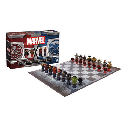 Marvel Collector's Chess Set | Custom Sculpted Chess Pieces Marvel Superheroes