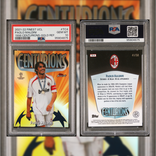 2021-22 Paolo Maldini #TC4 PSA 10 95804875