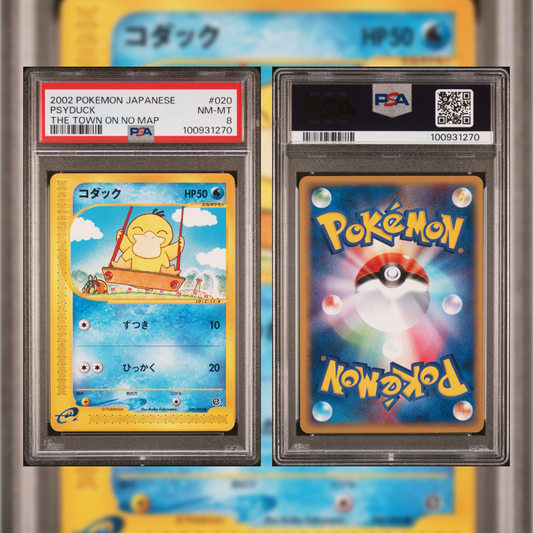 2002 Japanese Psyduck #020 PSA 8 100931270