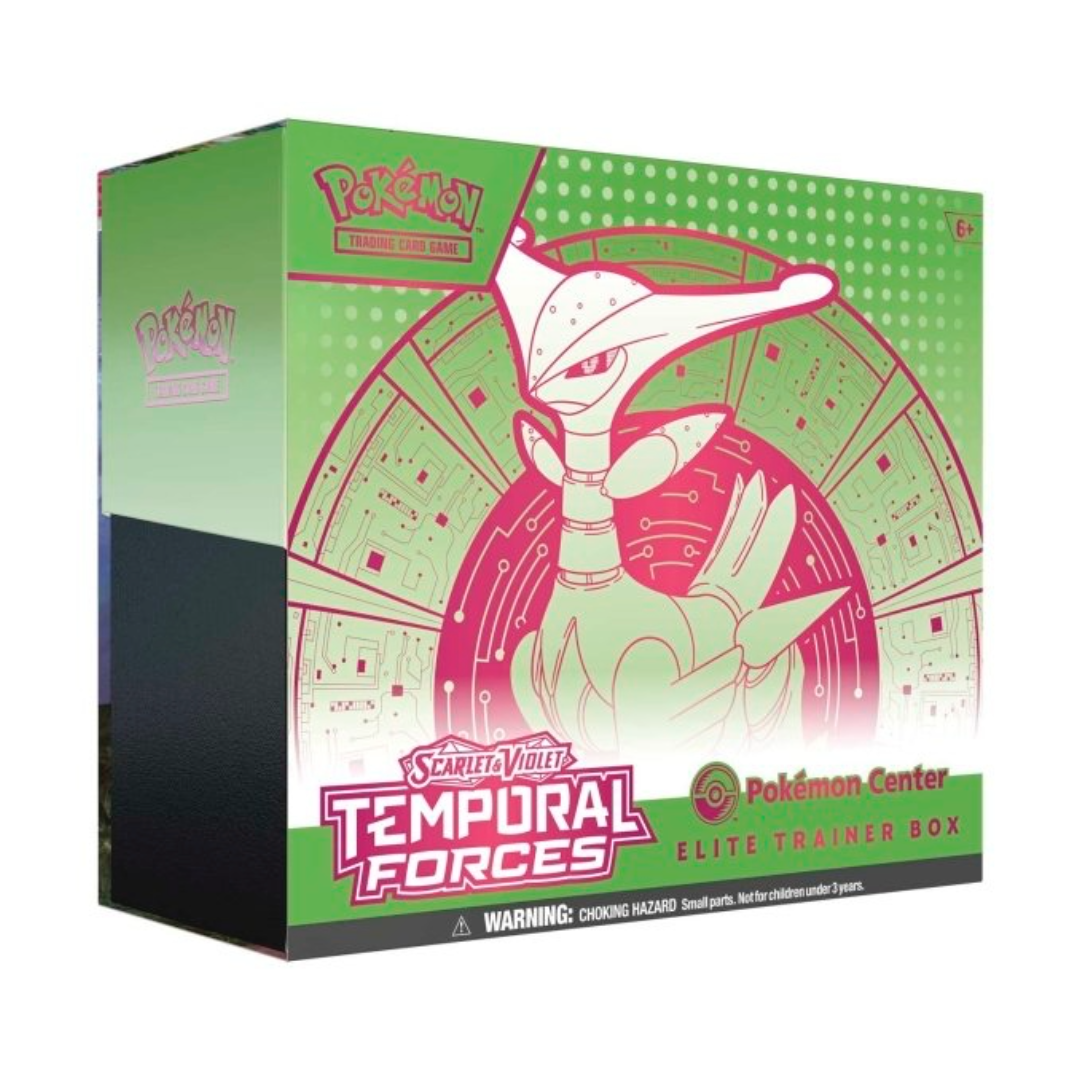 Pokemon Scarlet & Violet Temporal Forces Elite Trainer Box (ETB) | Pokemon Center Edition Available