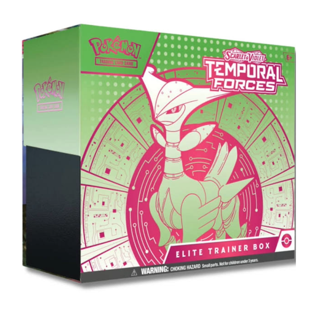 Pokemon Scarlet & Violet Temporal Forces Elite Trainer Box (ETB) | Pokemon Center Edition Available