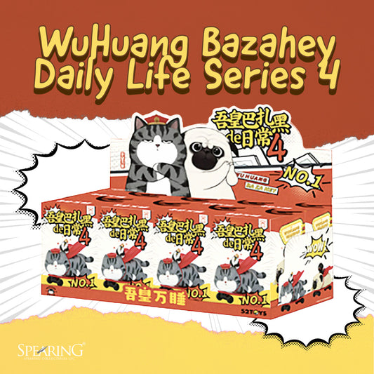 🐱 52TOYS WuHuang Bazahey Daily Life Series 4 Blind Box Series 🐶