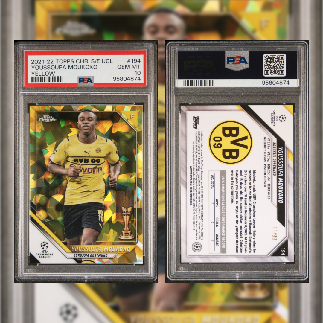 2021-22 Youssoufa Moukoko #194 PSA 10 95804874