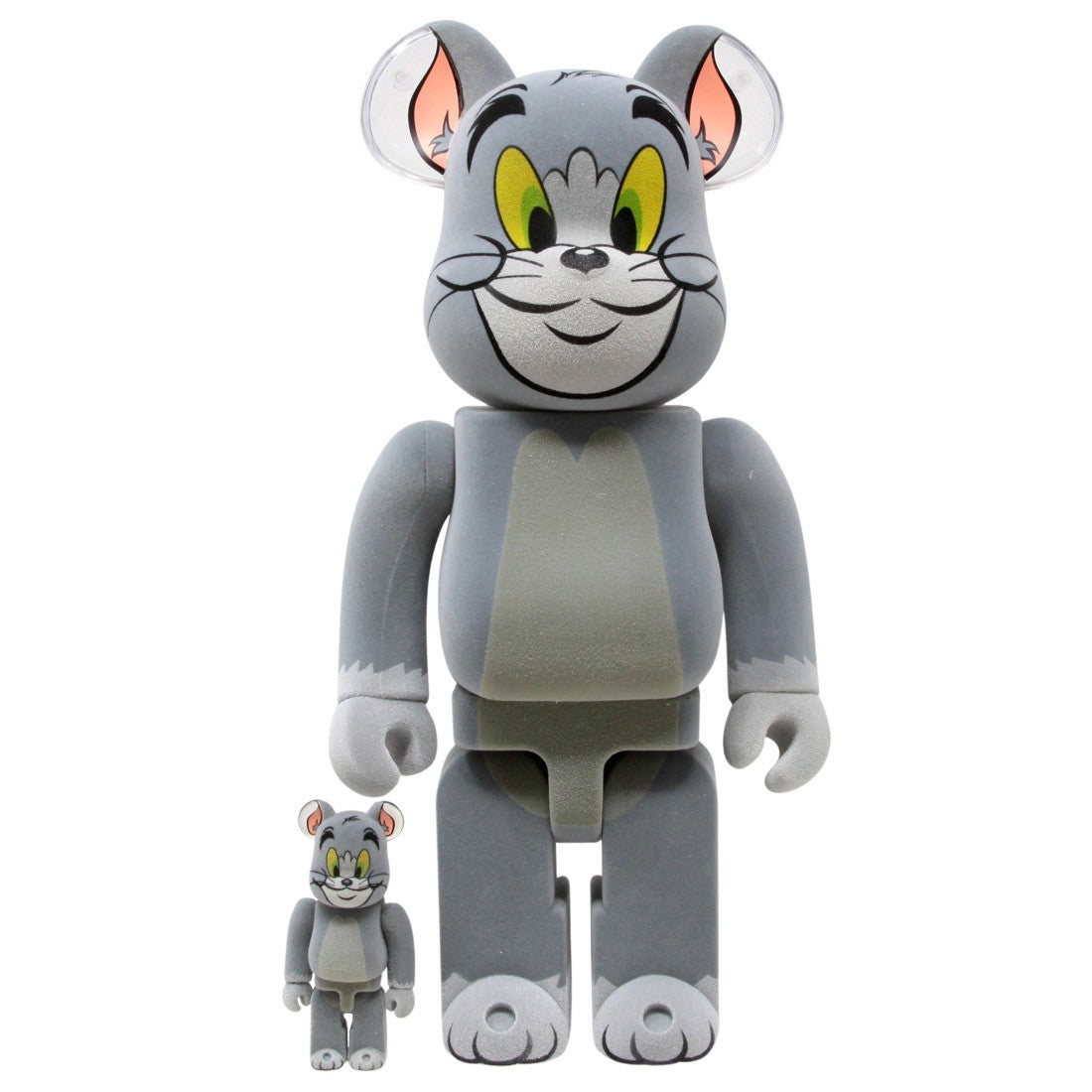 Bearbrick Tom and Jerry: Tom Flocky 100% & 400% Set