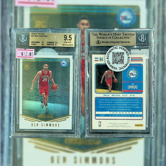 2016-17 Ben Simmons #84 Beckett 9.5 00103024323