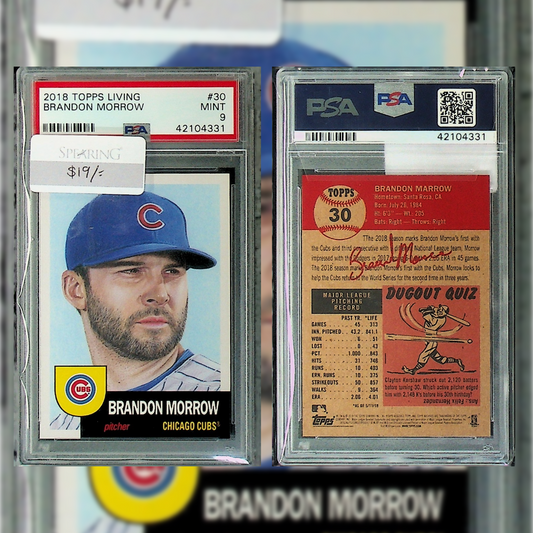 2018 Brandon Marrow #30 PSA 9 42104331