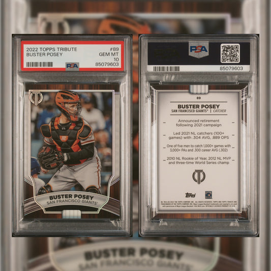 2002 Buster Posey #89 PSA 10 85079603