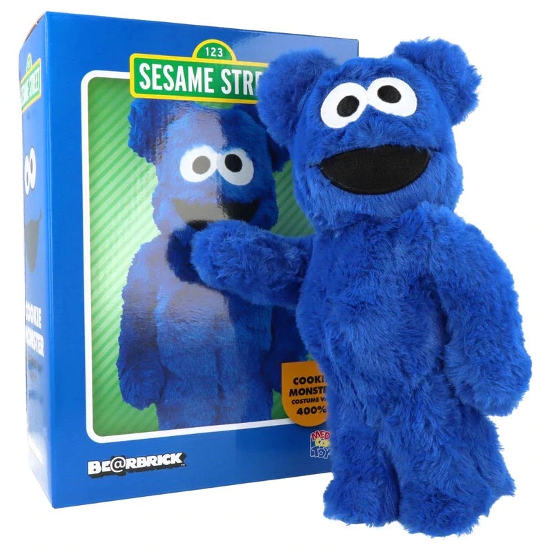 Bearbrick x Sesame Street Cookie Monster Costume Ver. 400%