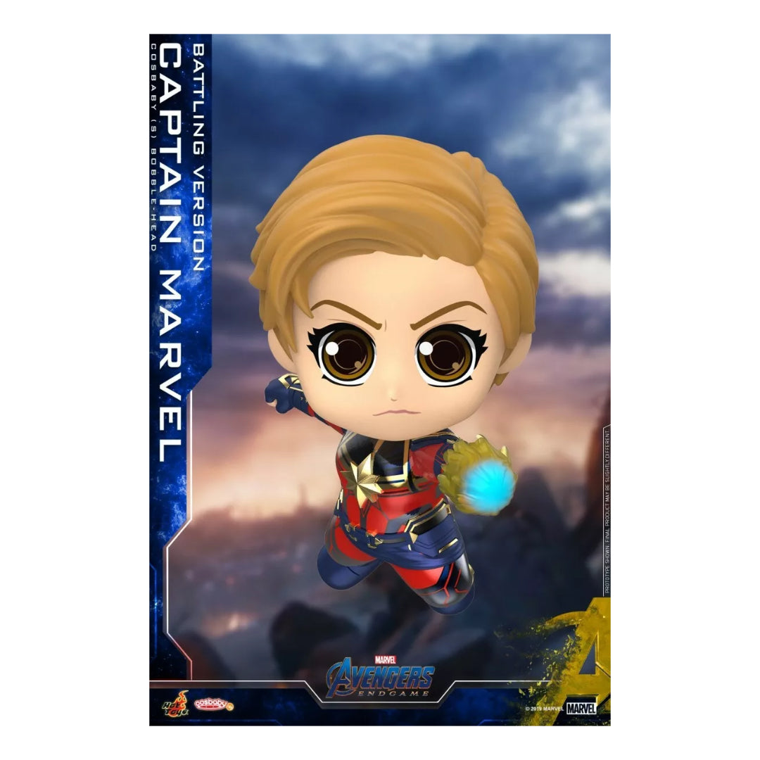 Hot Toys Avengers Endgame Captain Marvel Battling Version Cosbaby COSB ...