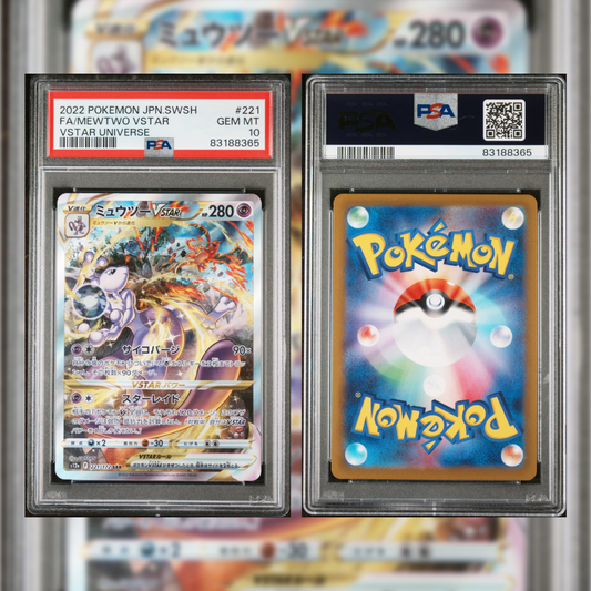 2022 FA/Mewtwo VSTAR #221 PSA 10 83188365