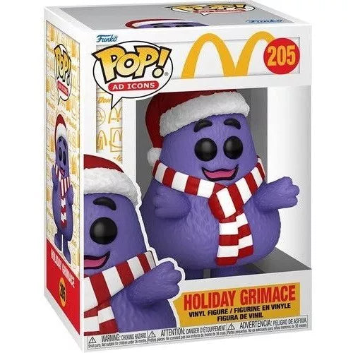 Funko POP! Ad Icons McDonald's - Holiday Grimace #205 Vinyl Figure