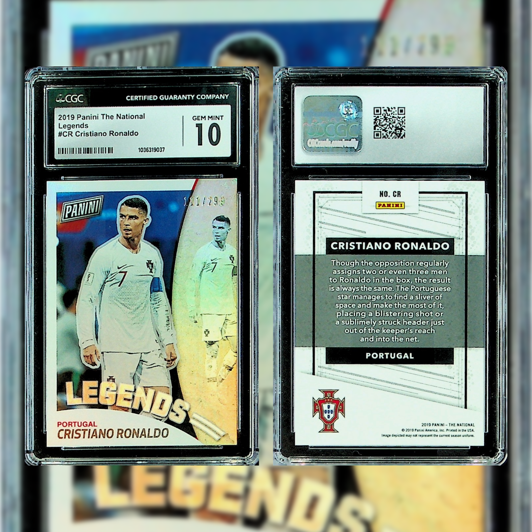 2019 Cristiano Ronaldo #CR 111/299 CGC 10 1036319037