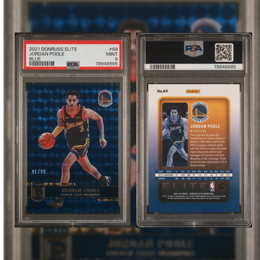 2021 Jordan Poole 369 PSA 9 78948985