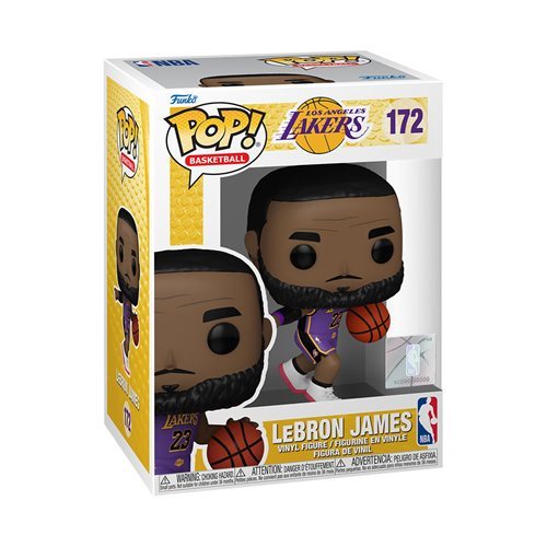 Funko POP! Basketball Los Angeles Lakers - LeBron James #172 Vinyl Figue