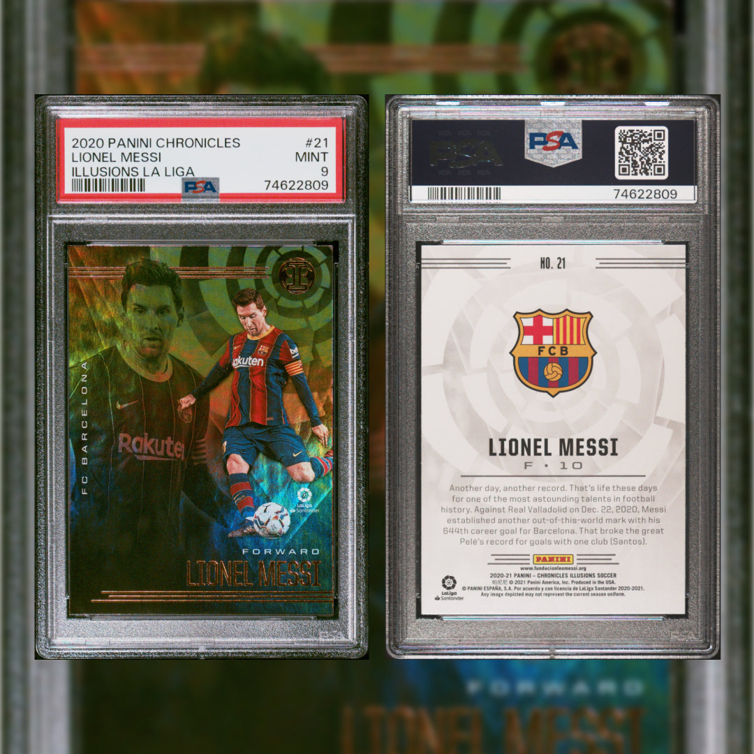 2020 Lionel Messi #21 PSA 9 74622809