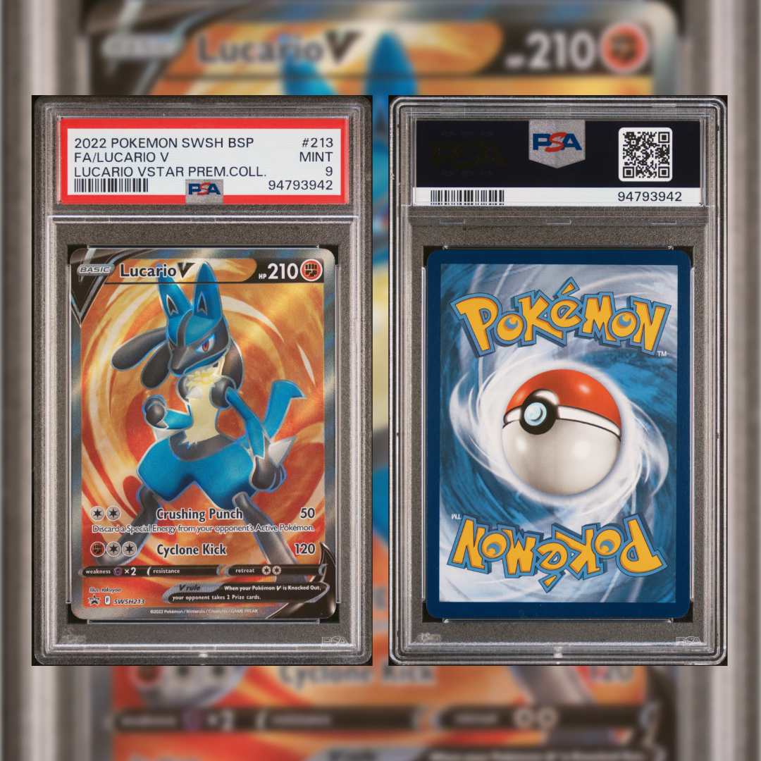 2022 FA/Lucario V #213 PSA 9 94793942