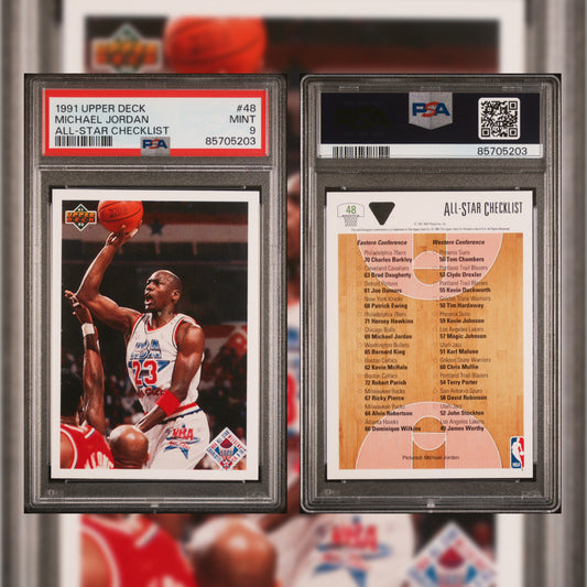 1991 Michael Jordan #48 PSA 9 85705203