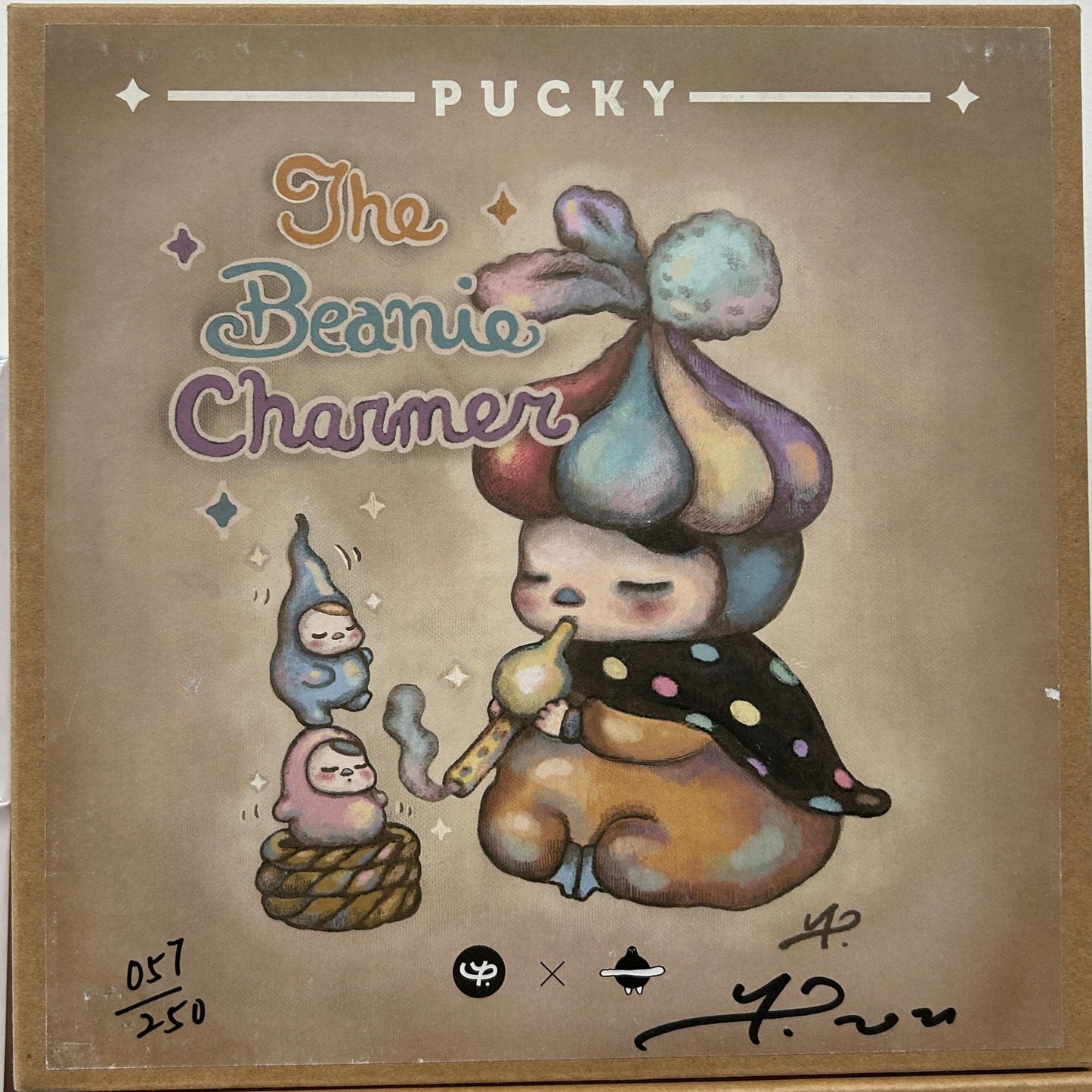 POPMART Pucky The Beanie Charmer Signed