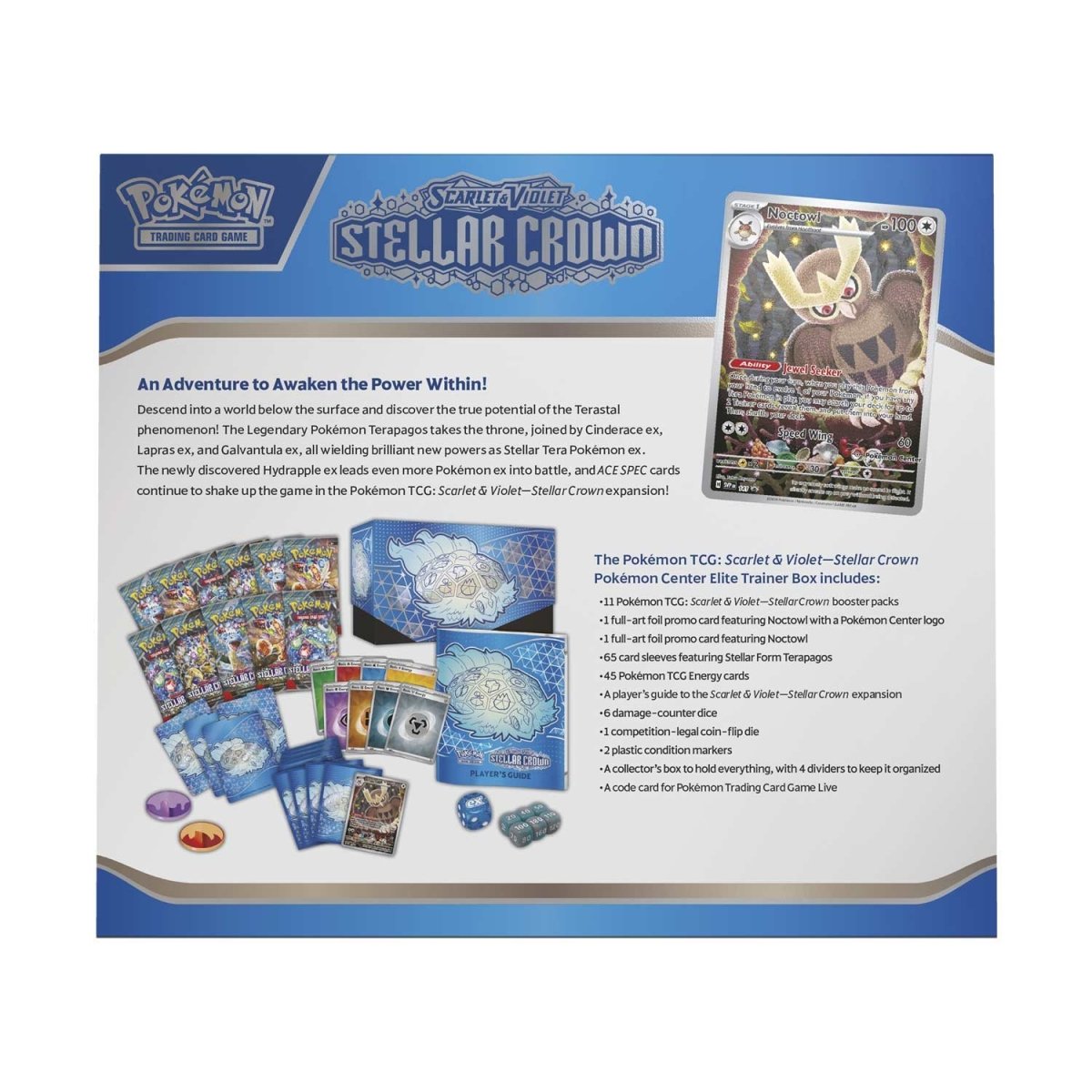 Pokémon TCG: Scarlet & Violet-Stellar Crown Pokémon Center Elite Trainer Box