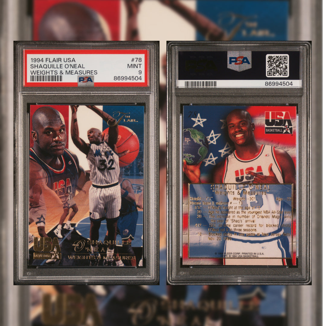 1994 Shaquille O'Neal #78 PSA 9 86994504