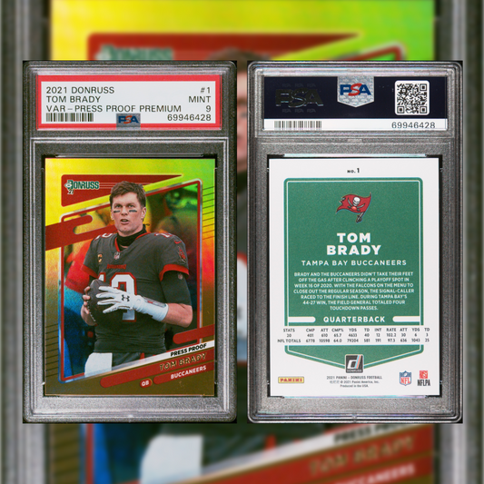 2021 Tom Brady #1 PSA 9 69946428